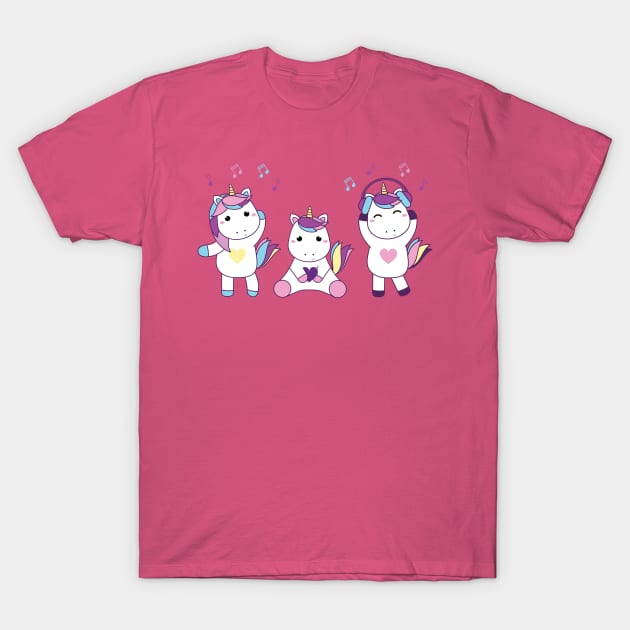 Three baby unicorns T-Shirt by grafart